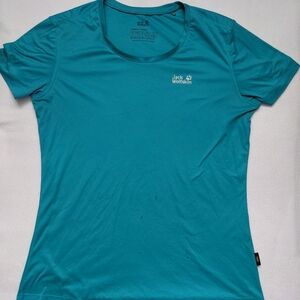 Teal Jack Wolfskin shirt